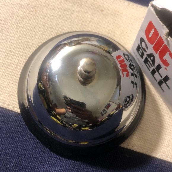 Sliver Metal Desk Service Ringing Bell - Picture 5 of 10